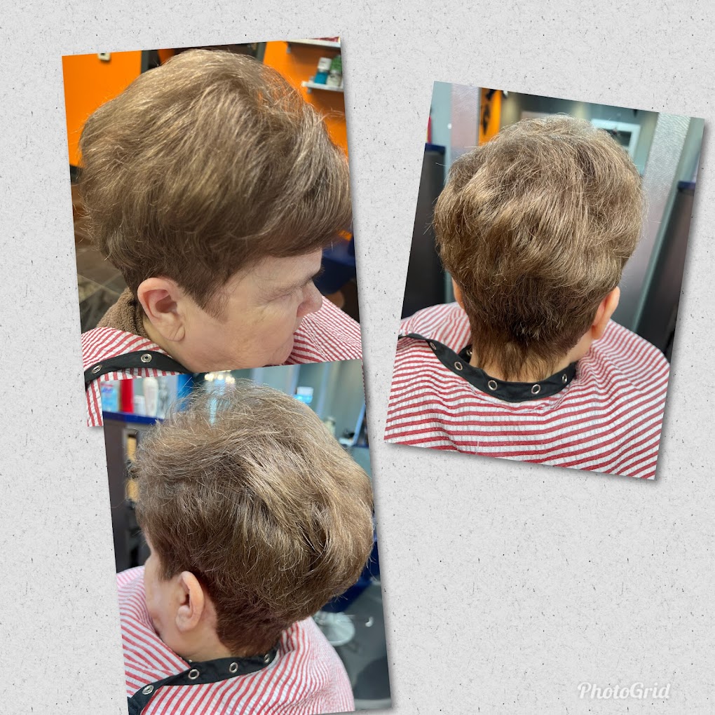 Salon styling result